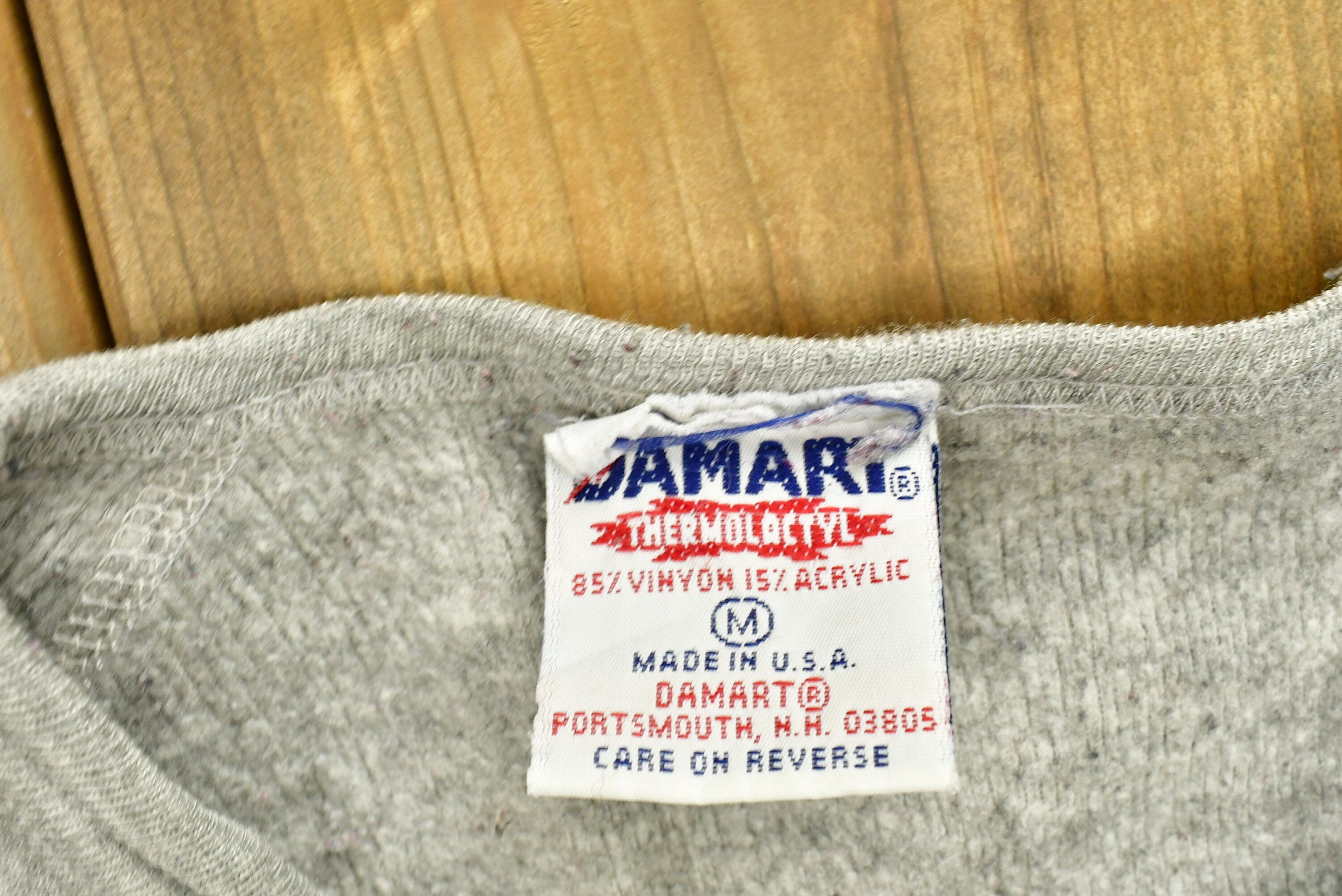 Vintage 1990's Jamari Thermolactyl Blank Thermal Crewneck Sweatshirt