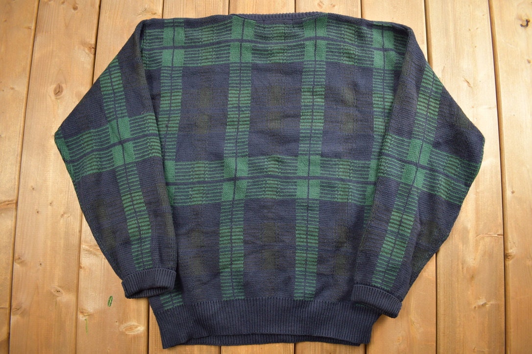 Vintage 1990s American Eagle Knit Crewneck Sweater /