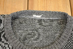 Vintage 1990s Paisley AOP Knit Crewneck Sweater Womens M / 90's Abstract Pattern 3D Knitted Sweatshirt