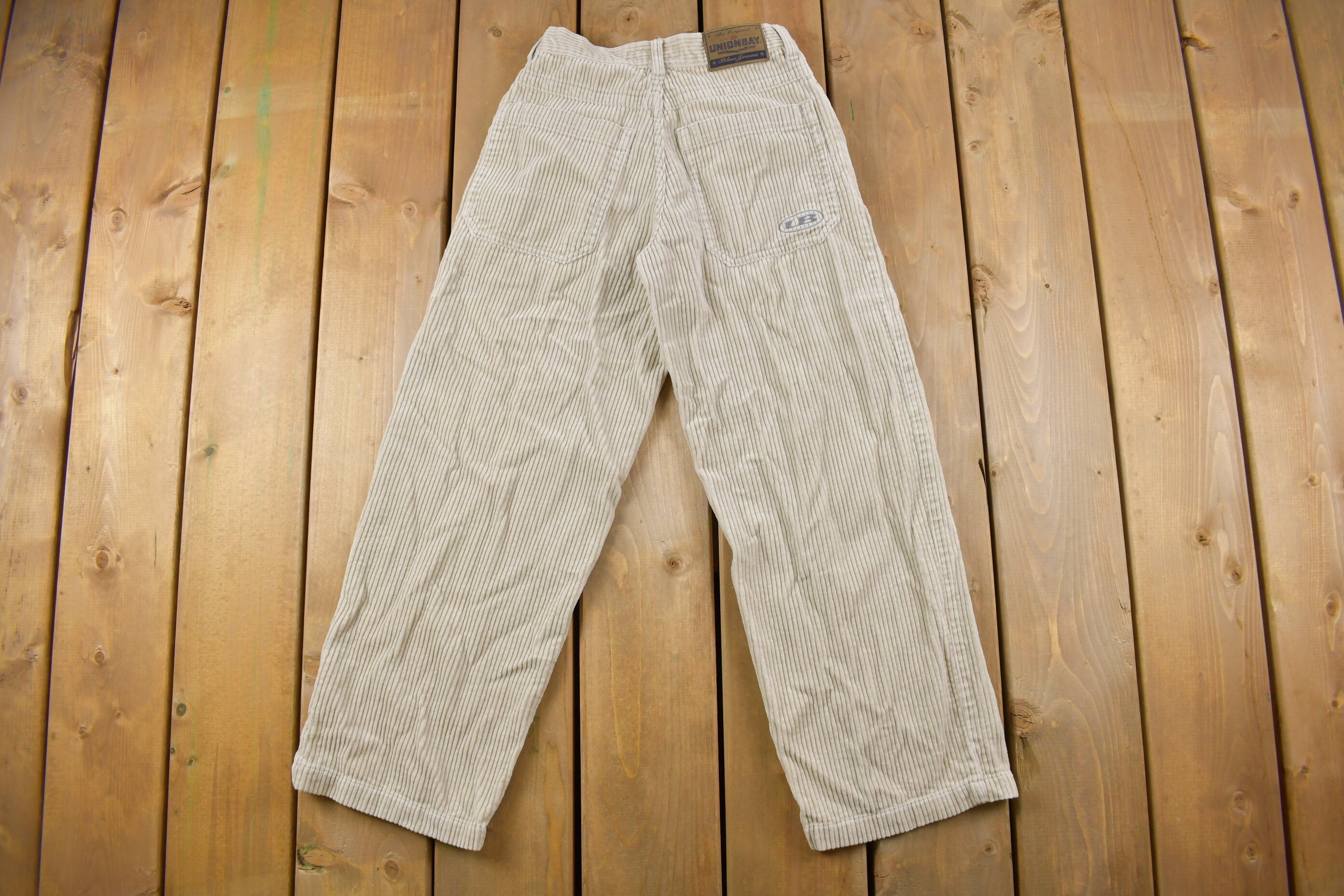 Vintage 1990's Union Bay Simple Corduroy Size 22 x 25  American Vintage  Streetwear Fashion  Vintage Pants