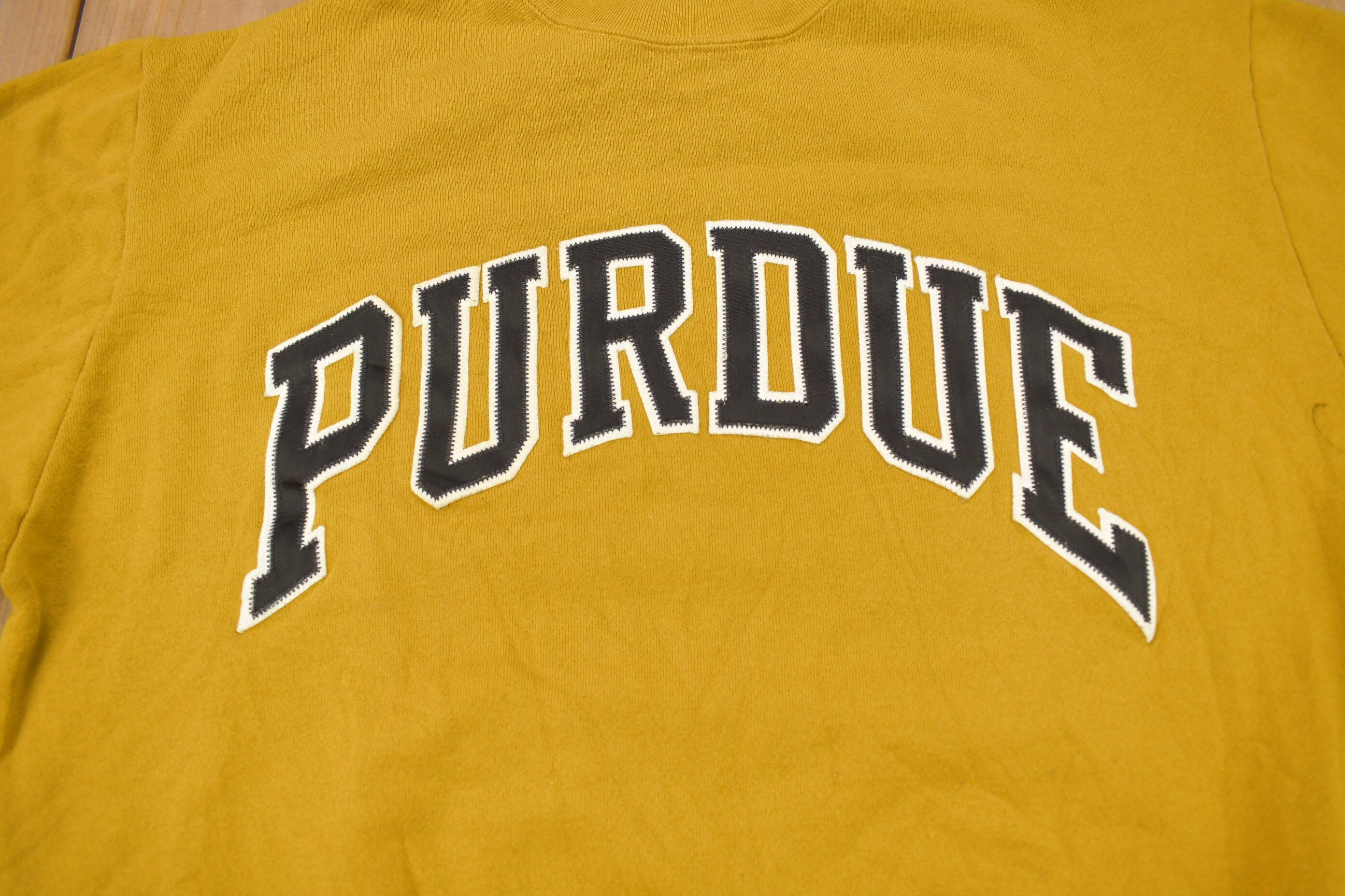 Vintage 1990s Purdue University Spell Out Crewneck