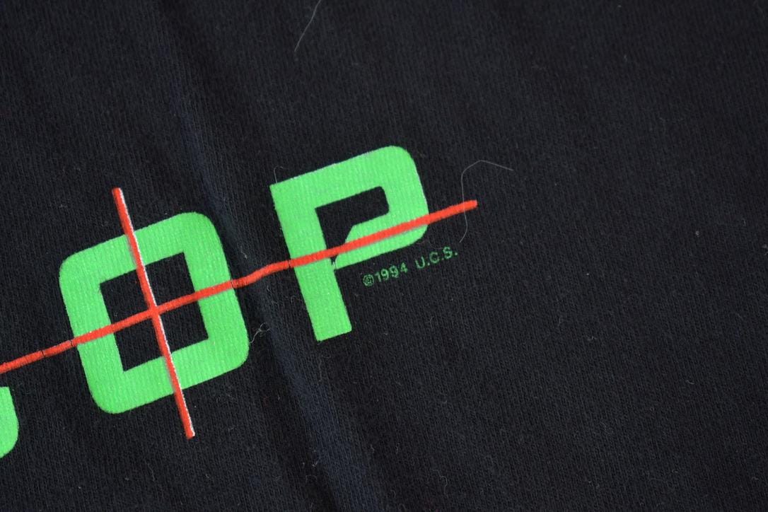 Vintage 1994 Timecop Movie Promo Single Stitch T-shirt Made In USA