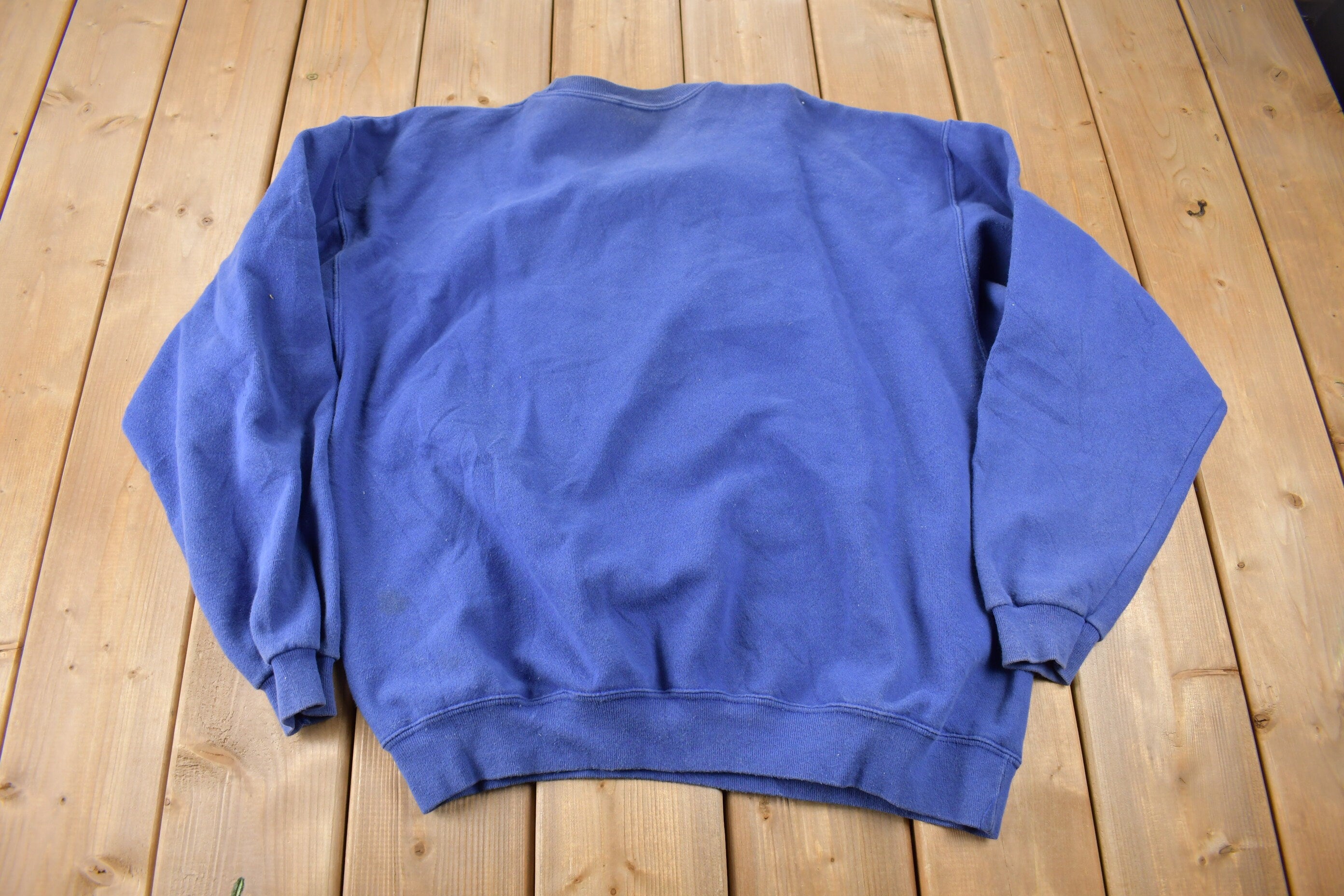 Vintage 1990s Florida Embroidered Dolphin Souvenir Crewneck Sweatshirt Size XL