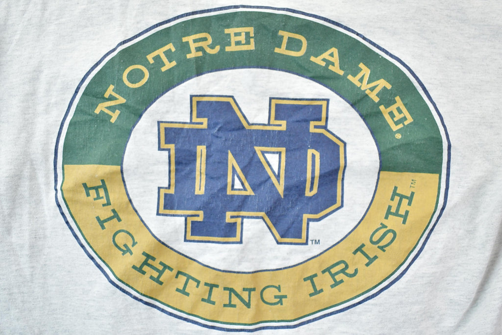 Vintage 1990s Notre Dame Fighting Irish Jansport University Collegiate T-Shirt / NCAA Tee / Americana / Sportswear
