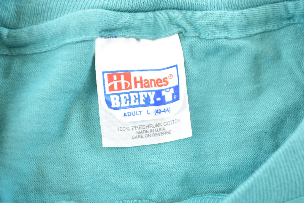 Vintage 1990s Kennebunkport Maine T-Shirt Mens M / Made in USA Single Stitch / Souvenir / 90s Streetwear / Travel And Vacation / Hanes Beefy
