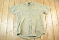 Vintage 90s Carhartt Button Up Shirt - Olive Tan Heavy Cotton Mens L
