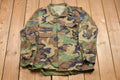 Vintage 1990s Army Camo Button Up Jacket