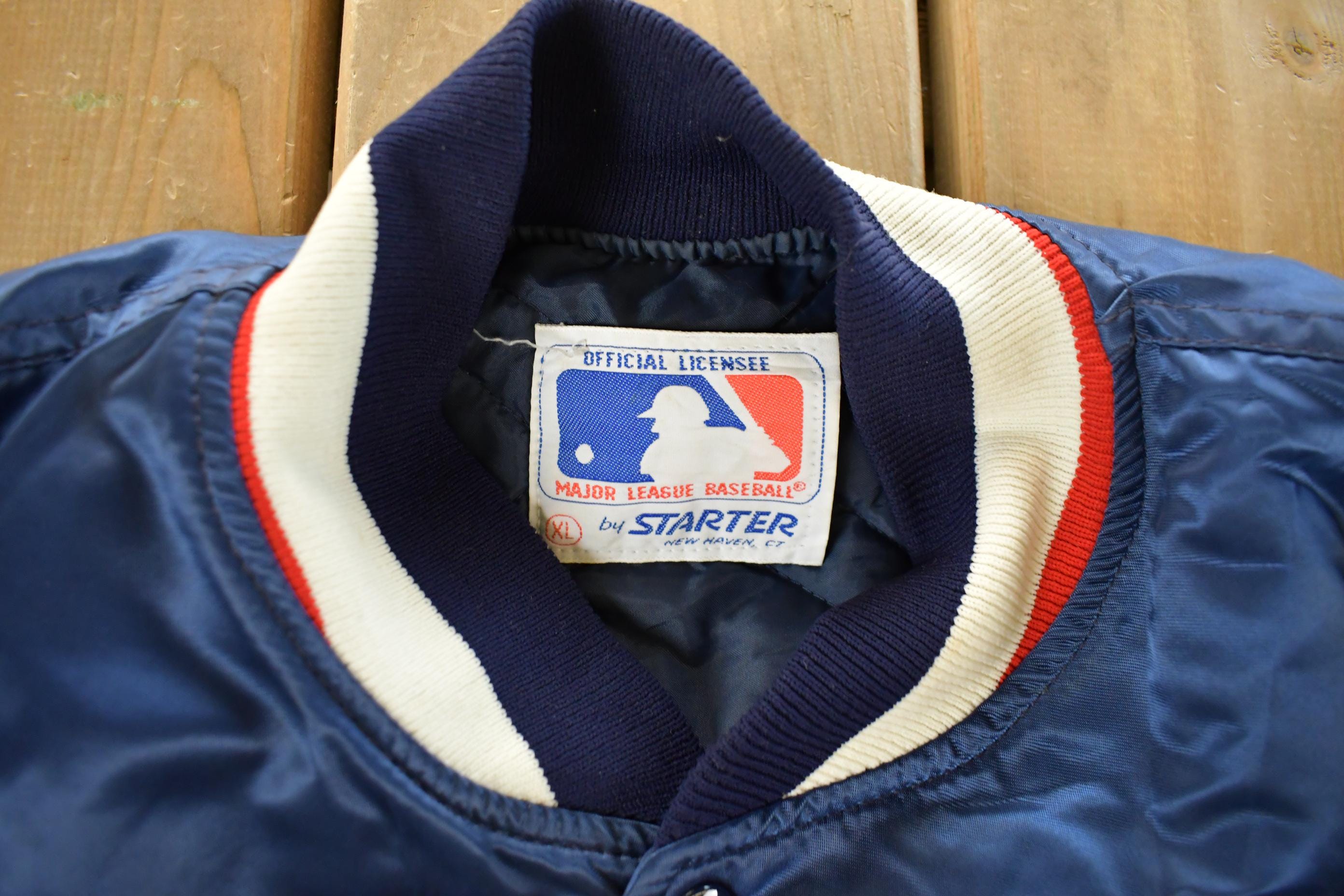 Vintage 1990s Boston Red Sox Starter MLB Satin Snap On Jacket Men's XL