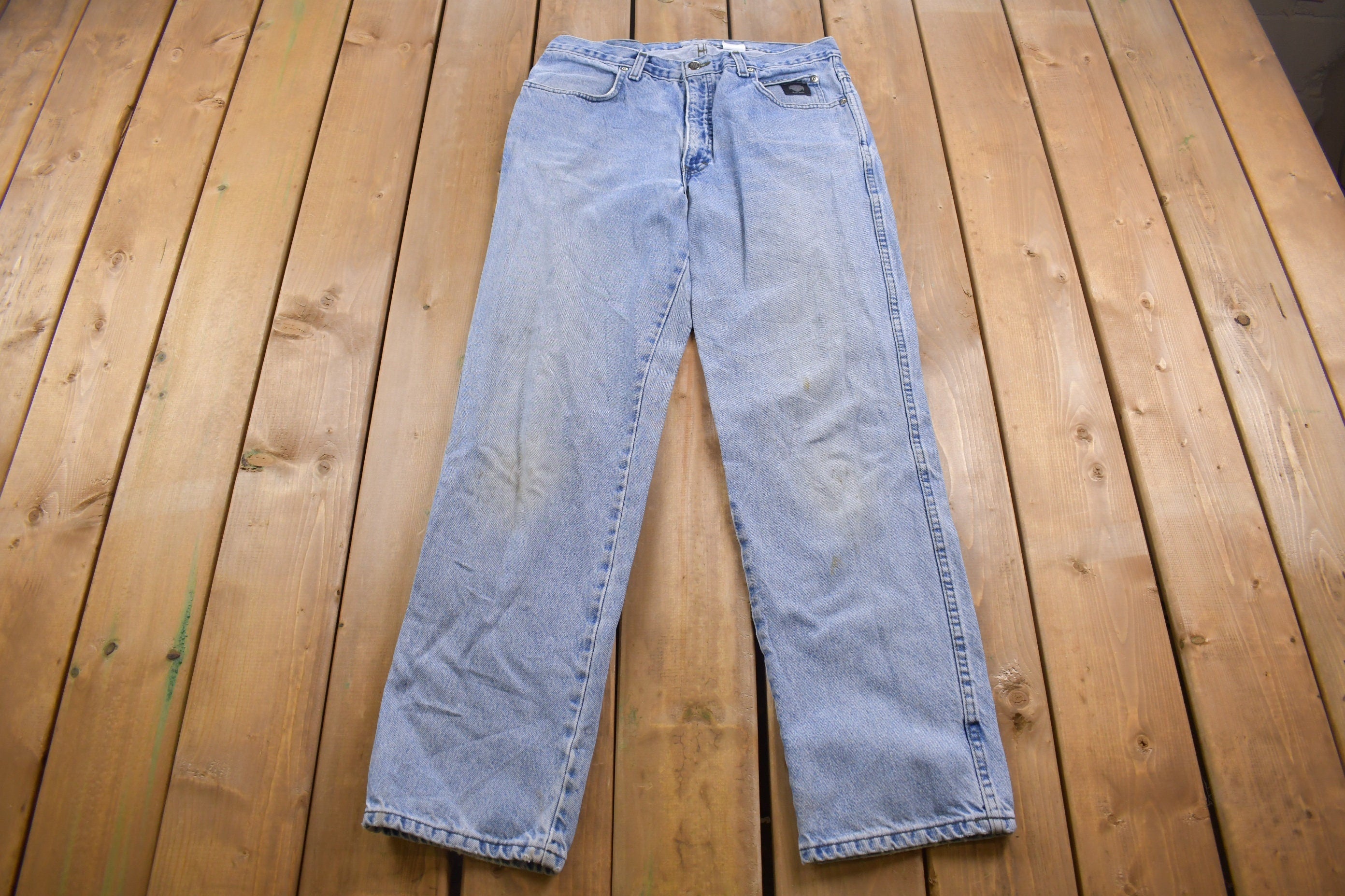 Vintage 1990's Harley Davidson Blue Jeans