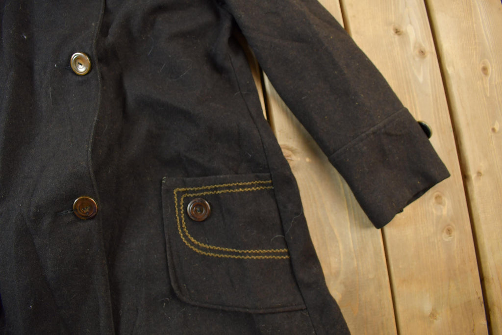 Vintage 1990s Wool Overcoat Jacket