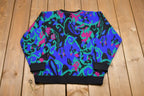 Vintage Knitted Cape Cod Funky Knitted Sweater