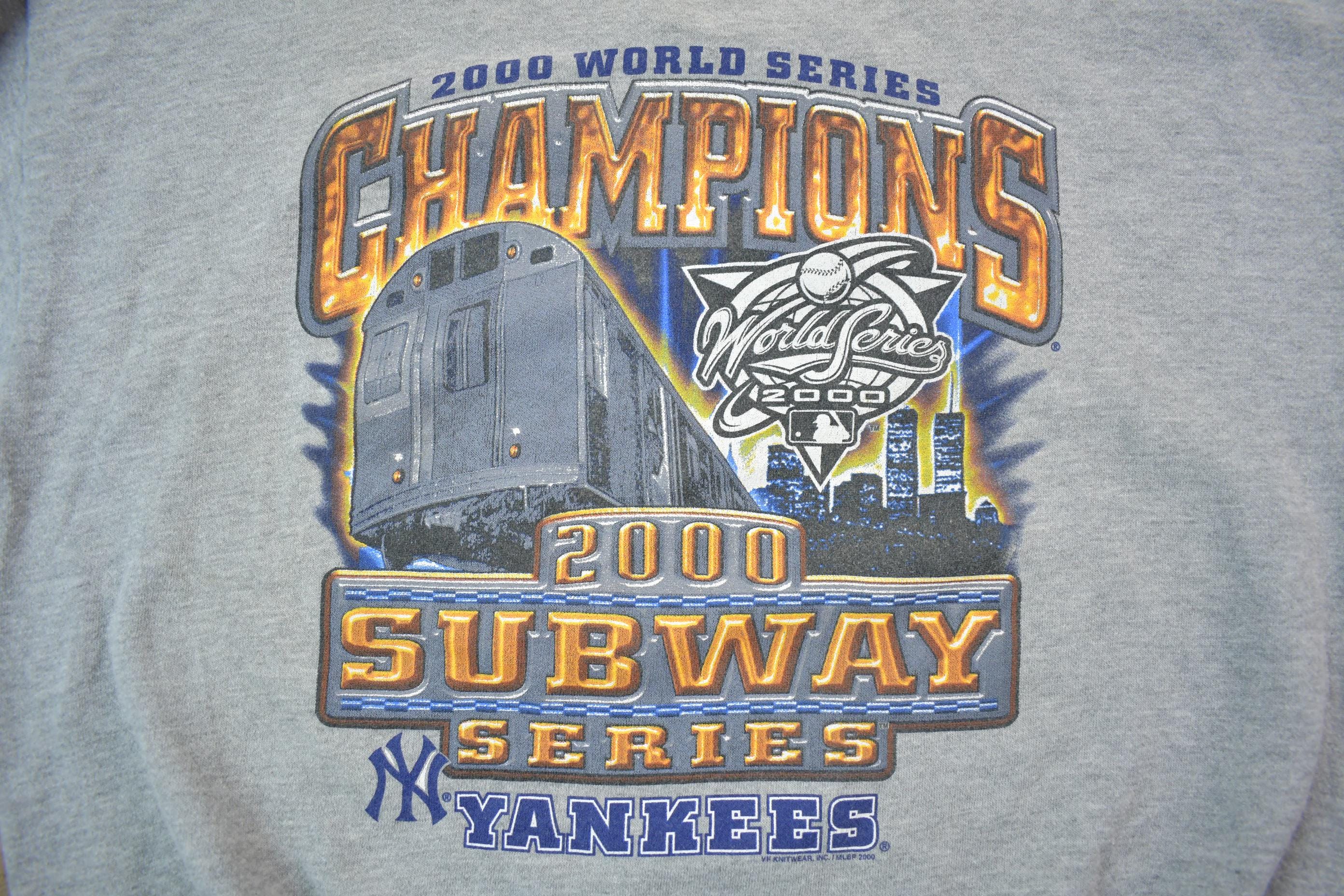 Vintage 1990s New York Yankees Subway Series MLB Baseball Crewneck