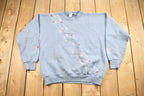 Vintage 1990s Pro Spirit Cute Floral Crewneck Sweater