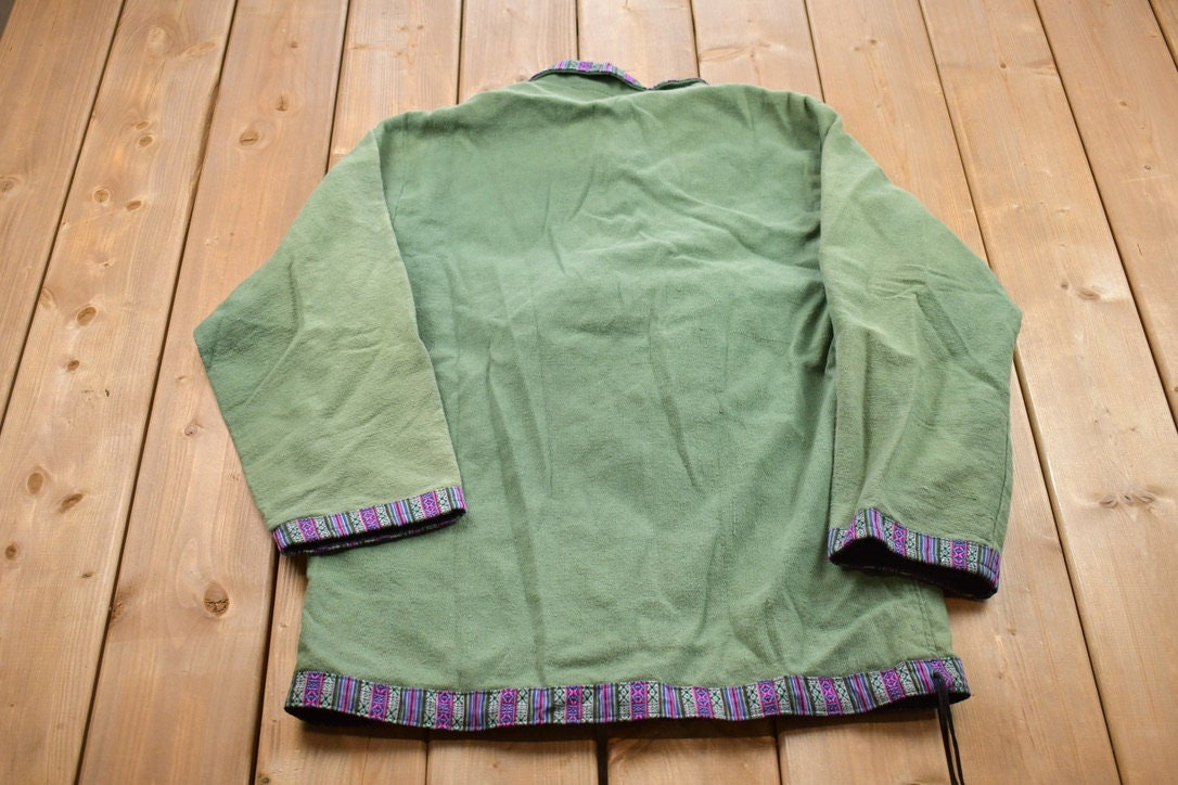 Vintage 1990s Gypsy Rose Aztec Theme Sweatshirt