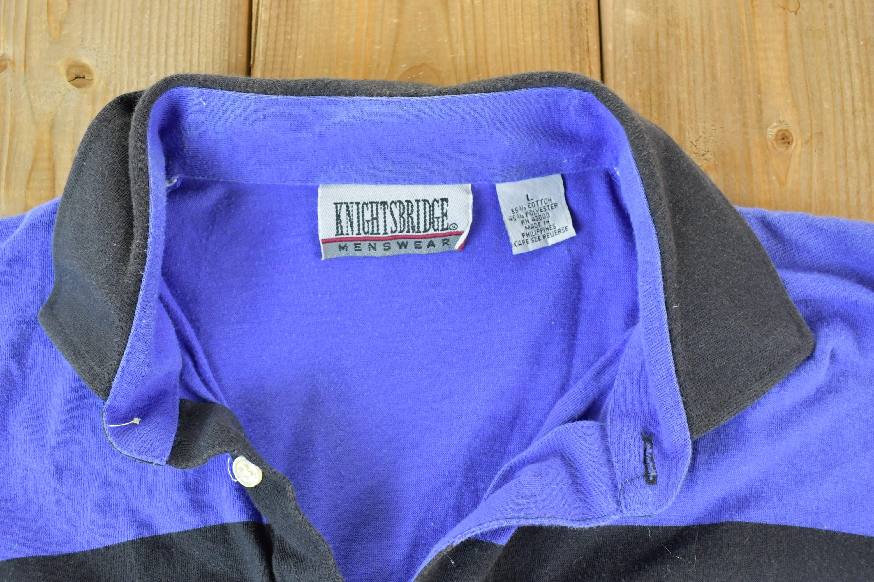 Vintage 1990s Knightsbridge Button Up Polo Shirt