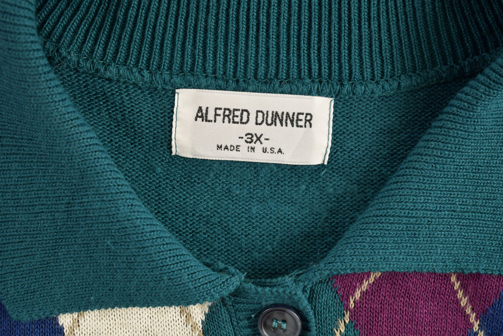 Vintage 1990s Alfred Dunner Collared Knit Sweater