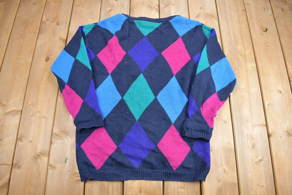 Vintage 1990s Paul Hard Knit Cardigan Sweater