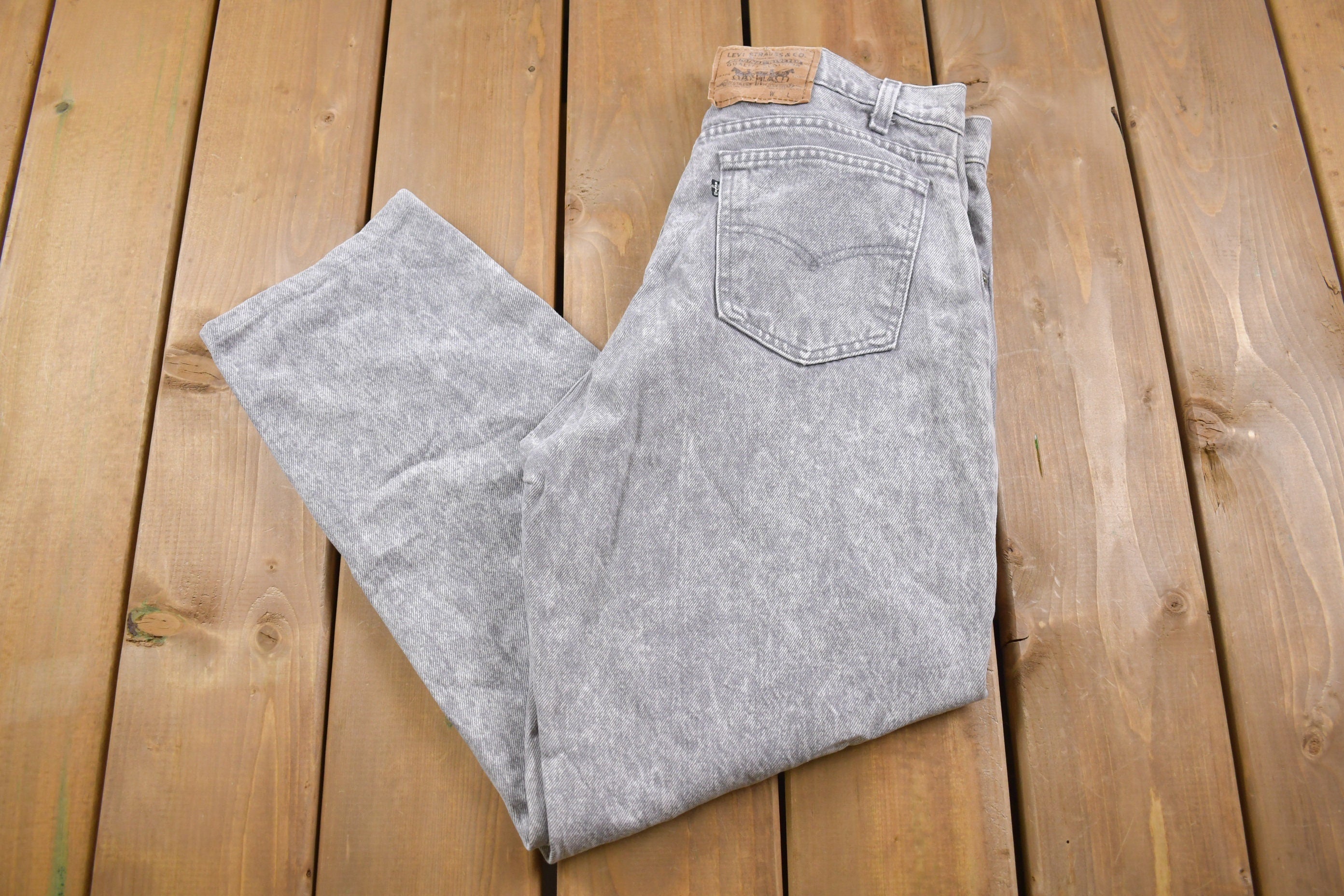 Vintage 1980s Levi's Black Tab Jeans Size 32 x 26
