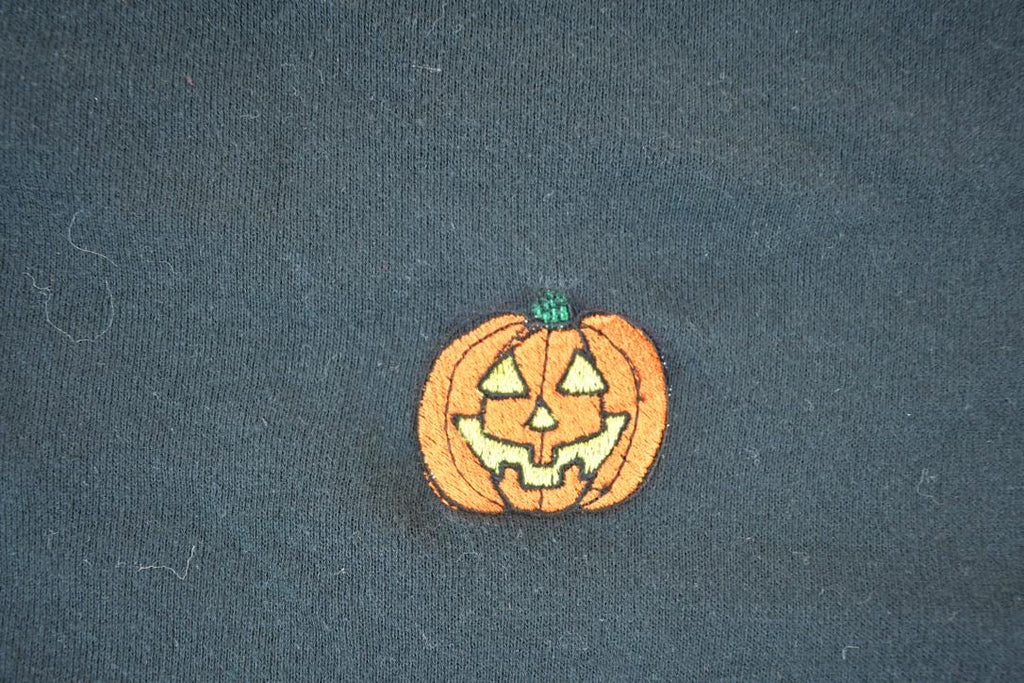 Vintage 1990s Spooky Pumpkins Halloween Crewneck Sweatshirt Mens XXL