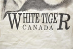 Vintage 1990s White Tiger Canada Big Cat Theme Graphic T-Shirt