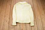 Vintage 1980s Tarleton Curling Knitted Sweater