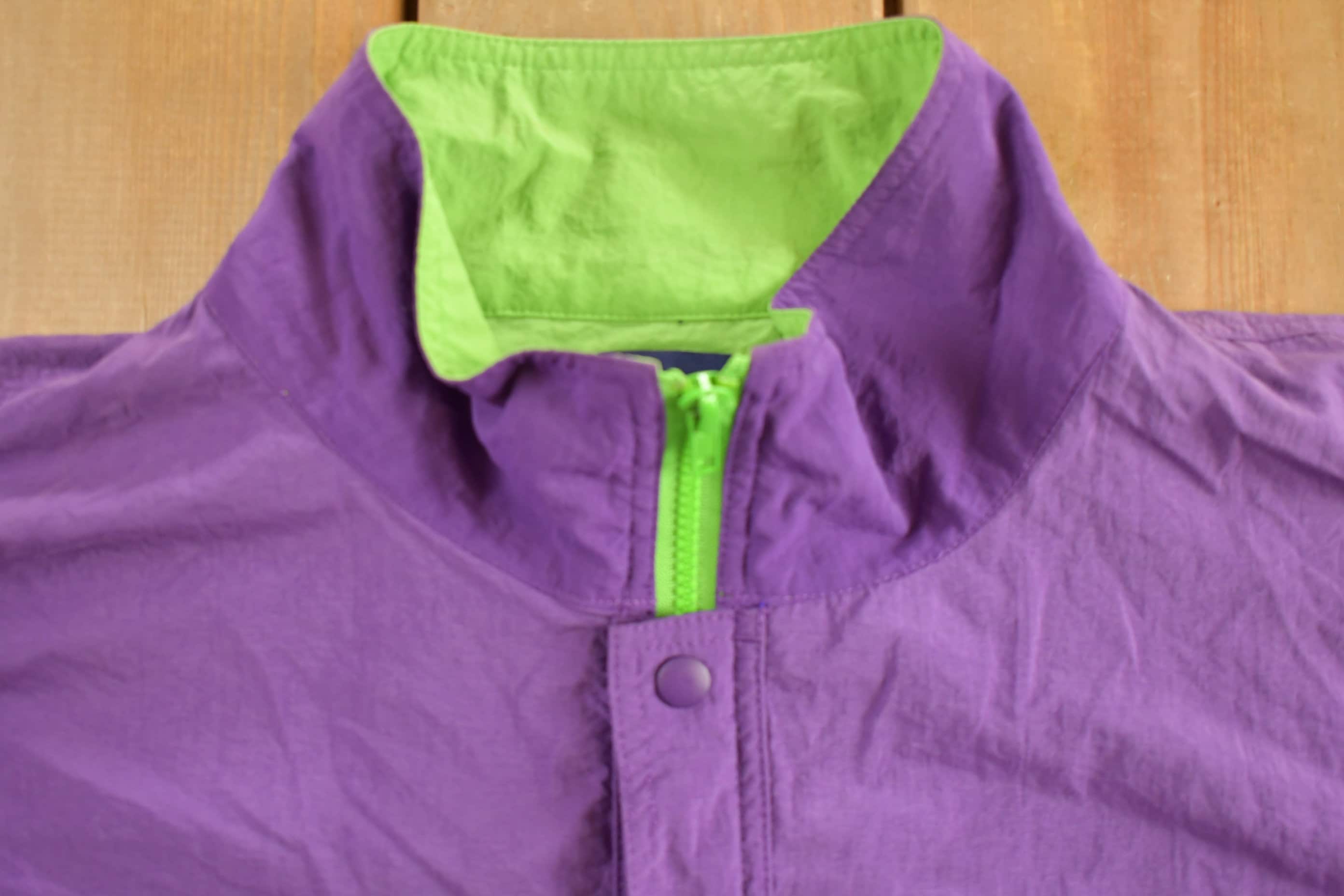 Vintage 1990s Gap Quarter Zip Anorak Windbreaker Jacket