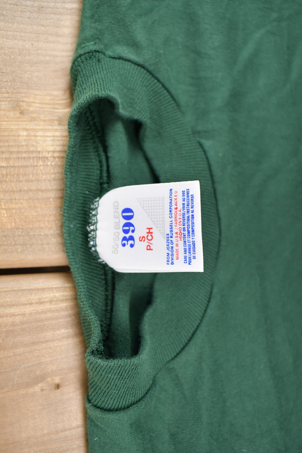 Vintage 1990s Green Blank T Shirt