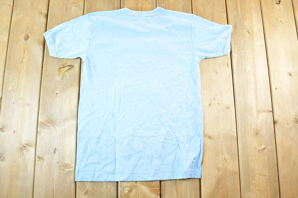 Vintage 1980s Blank Blue Dinar T Shirts Toronto Souvenir T-Shirt Mens S