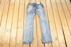 Vintage Deadstock Y2K Grace In LA Bedazzled Low Rise Jeans Women's Size 27 x 32