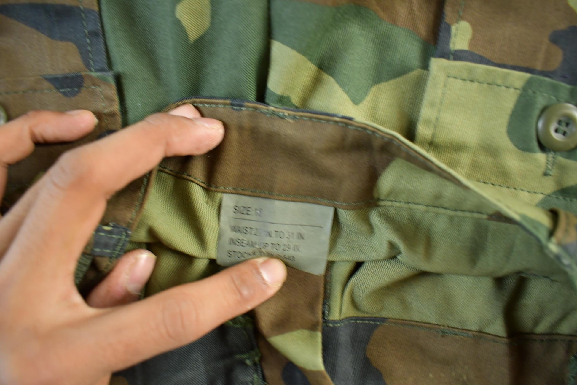 Vintage 2000s Army Woodland Camouflage Cargo Pants Women's 30 x 29