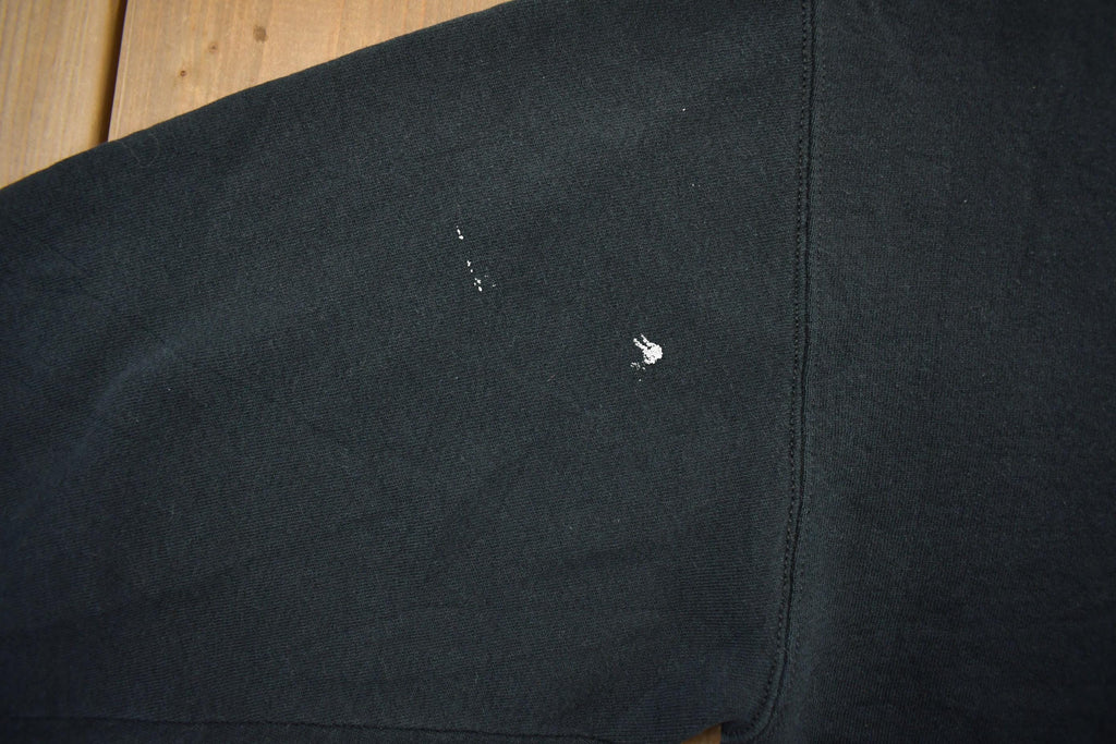 Vintage 1990s Black Quantum Crewneck Sweatshirt