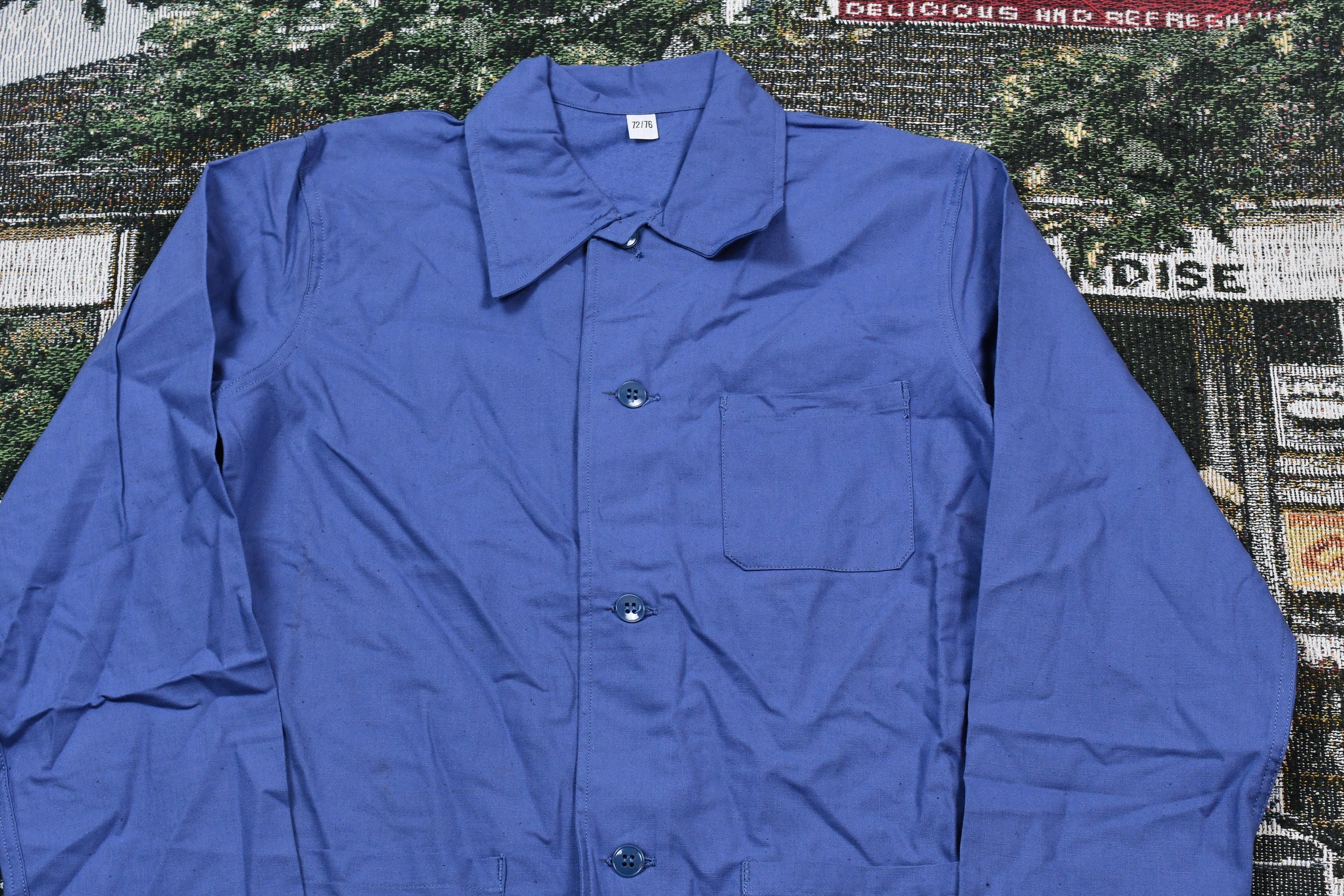 Vintage Blue Button Up Shirt Size 72