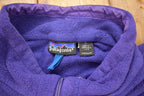 Vintage 1990s Patagonia Purple Half Zip Cinched Sweatshirt