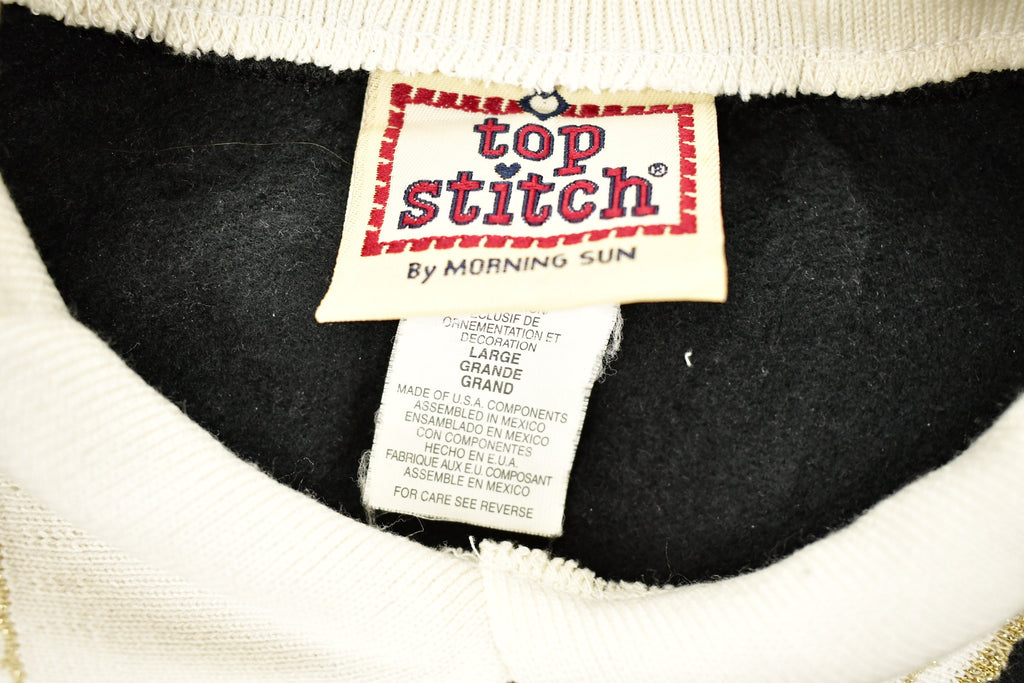 Vintage 1990s Hearts Embroidered Cute Crewneck Sweater