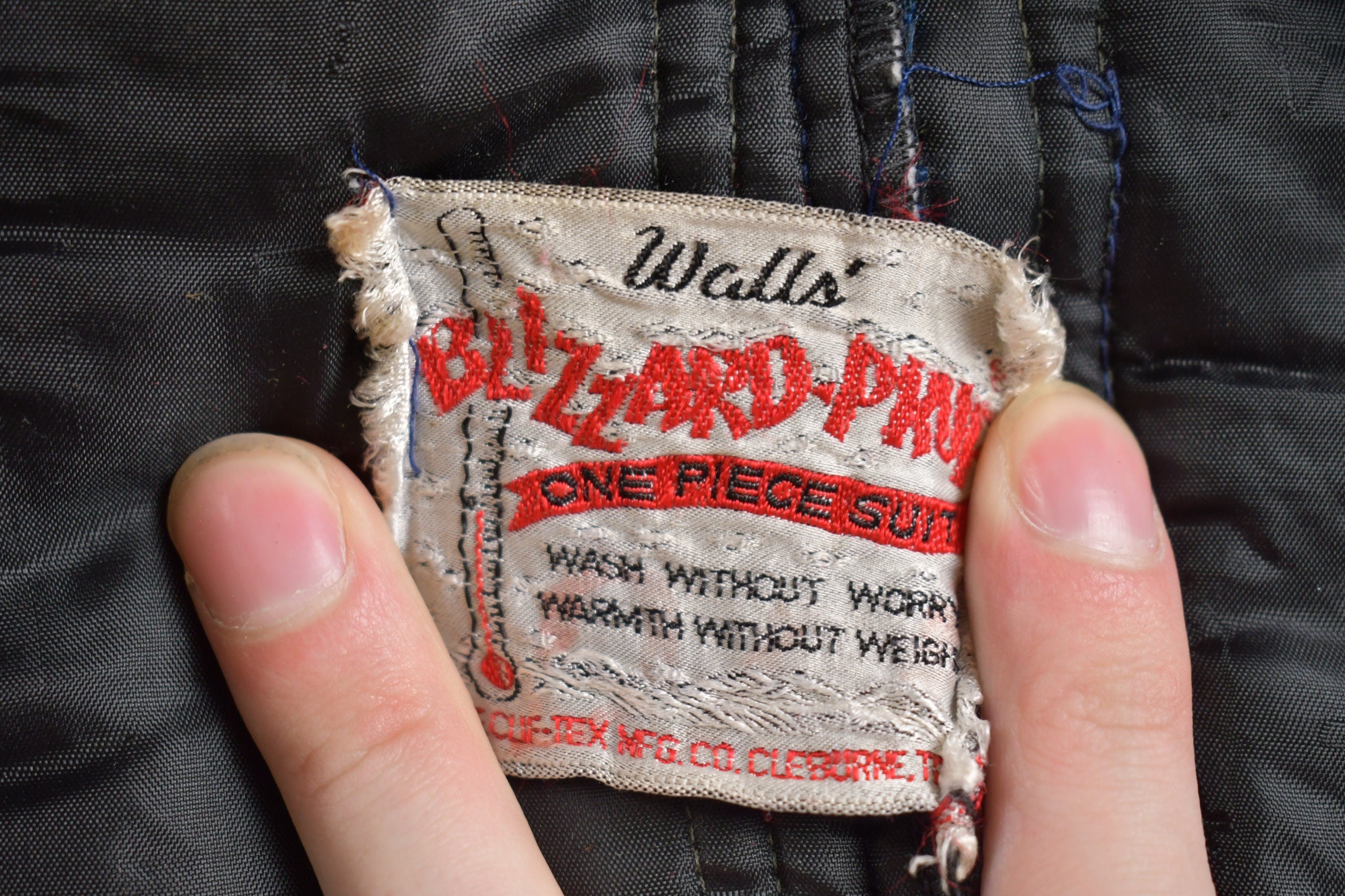 Vintage 1970s Walls Blizzard Pruf Insulated Jumpsuit
