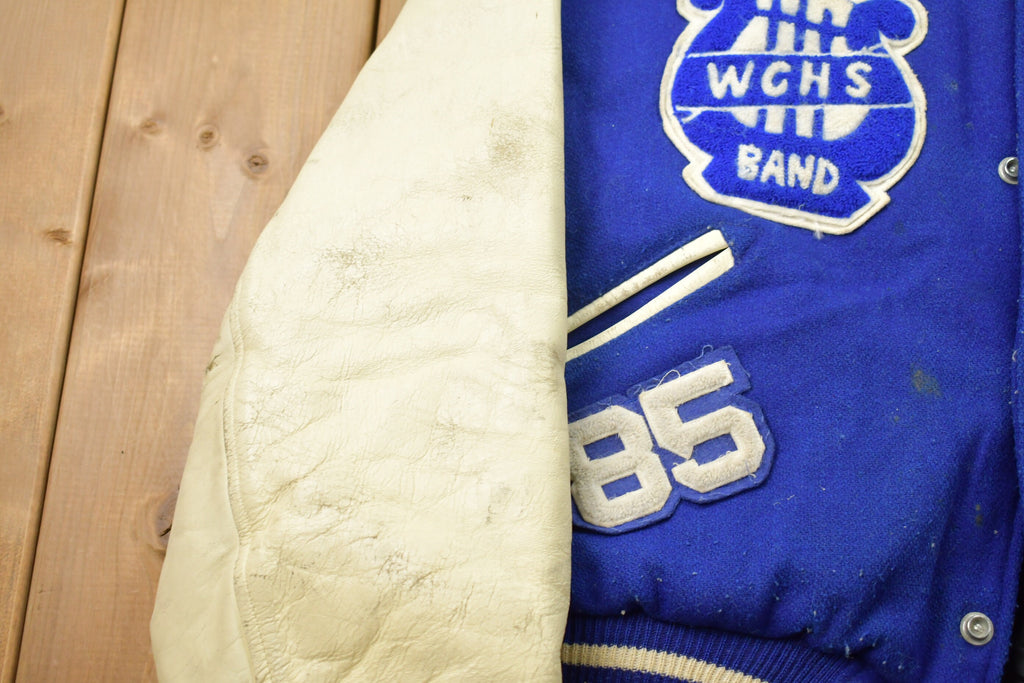 Vintage 1980s Trophy Jackets Leather Varsity Jacket