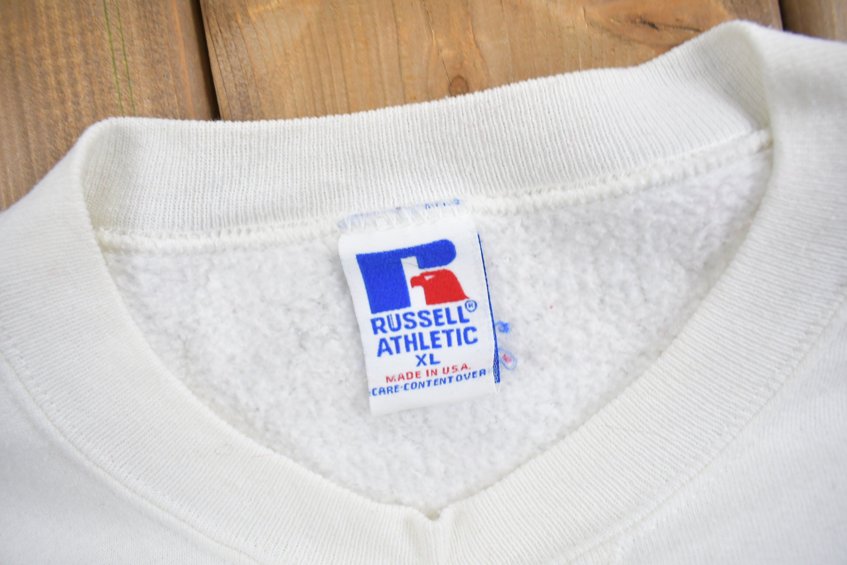 Vintage 1990s University Of Akron Collegiate Album Crewneck  Russell Athletics  Sportswear  Americana  Made in USA