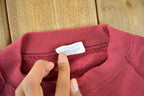 Vintage 1990s Santee Sweats Blank Crewneck Sweatshirt Men's Small