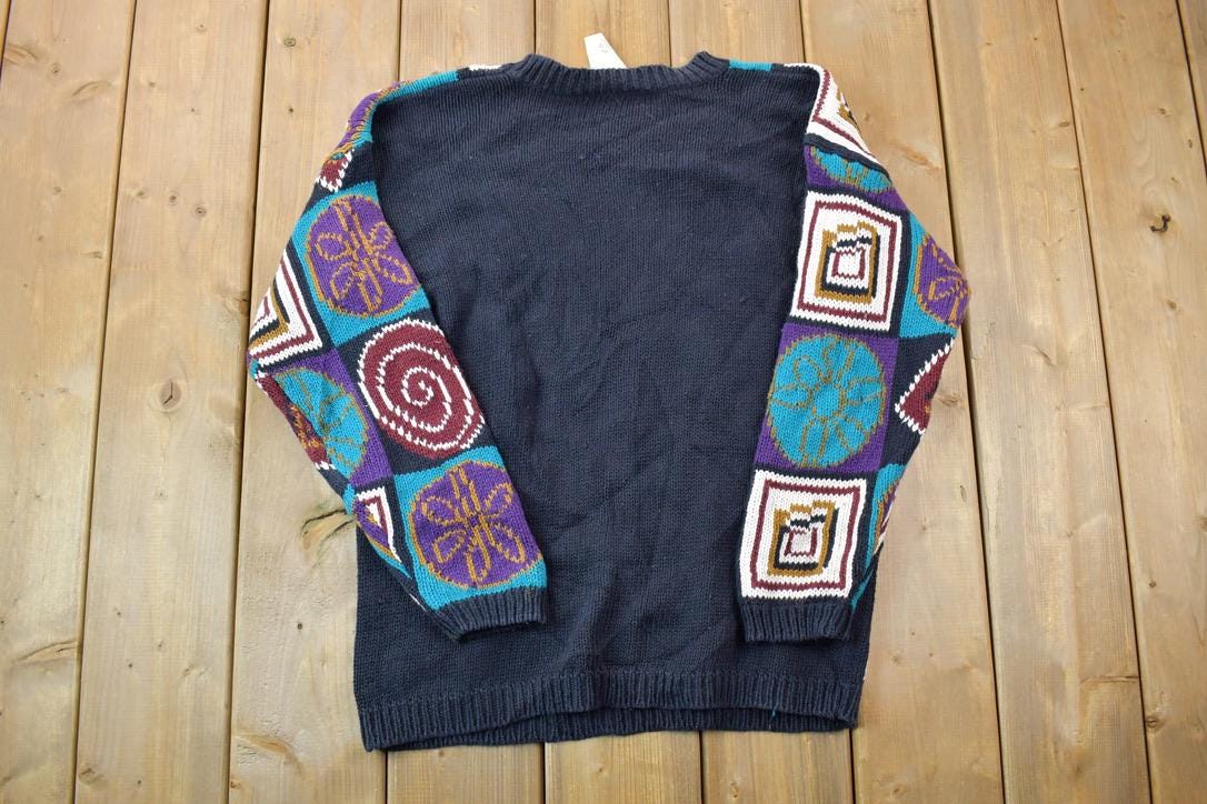 Vintage 1990s Franco Valeri Knit Crewneck Sweater