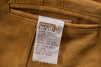 Vintage 1980s Muntgumery Ward Sherpa Lined Western Denim Button Up Vest