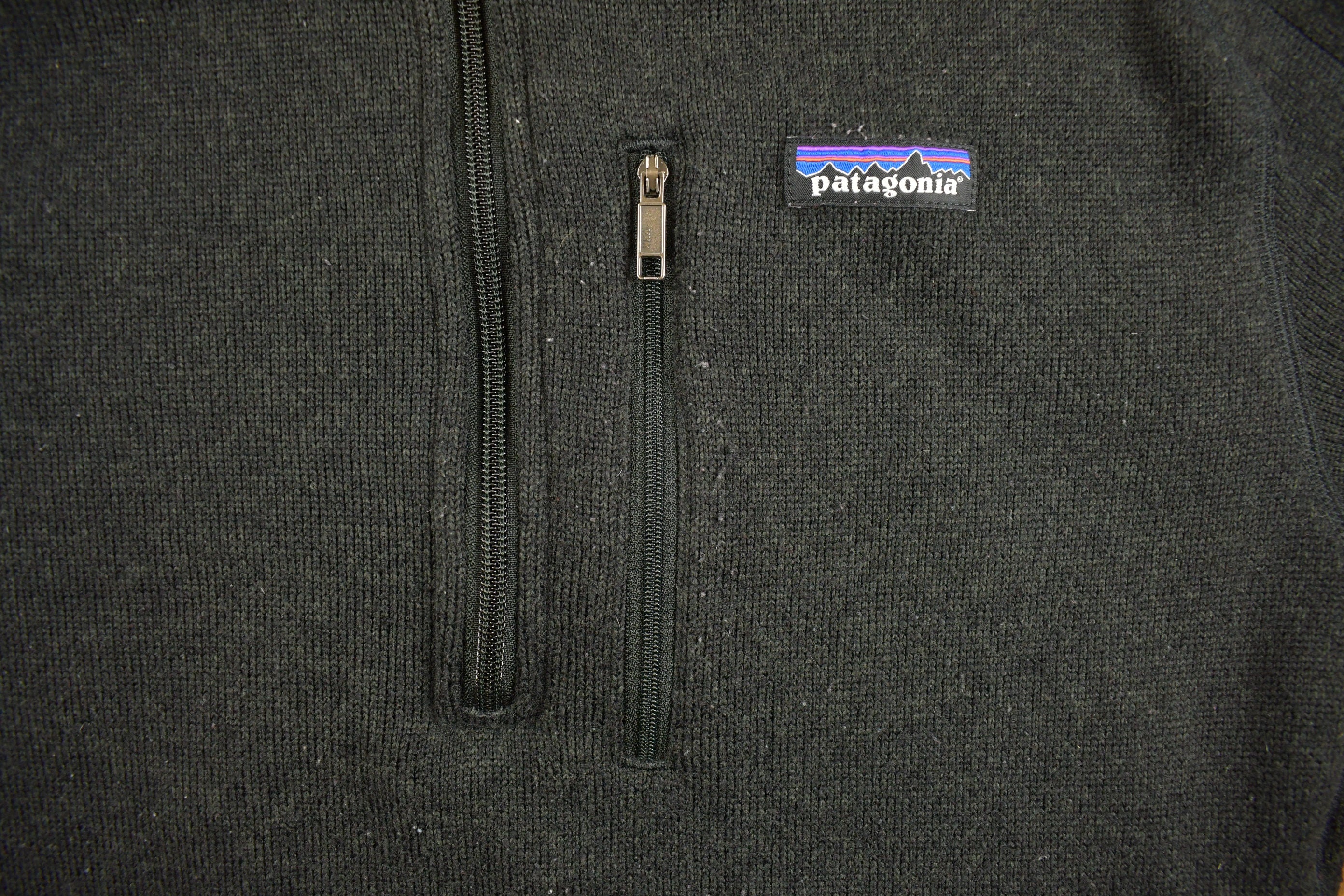 Vintage 1990s Patagonia Blank Quarter Zip Sweatshirt