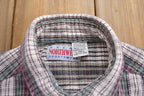 Vintage 1990s Plaid Flannel Button Up Shirt