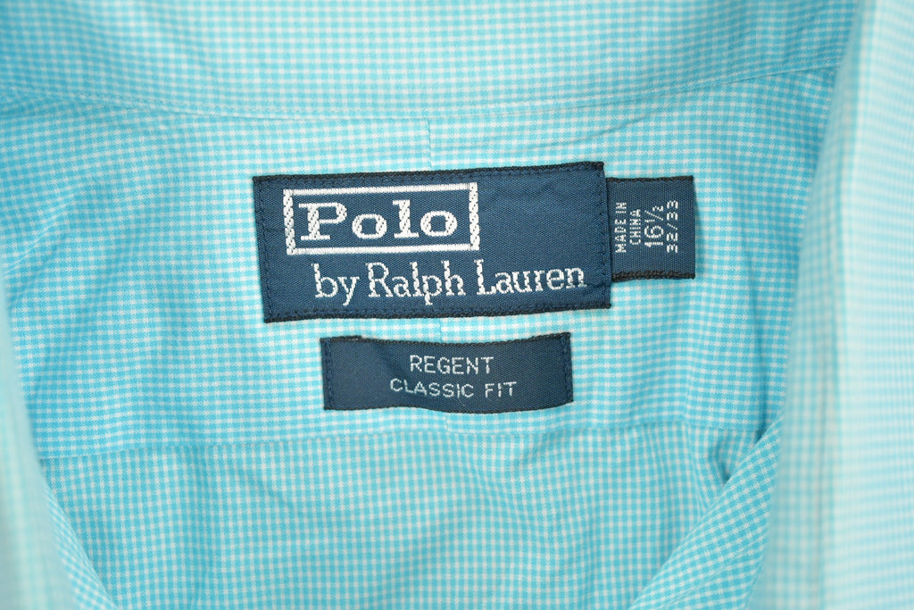 Vintage 1990's Polo By Ralph Lauren Gingham Button Up Shirt