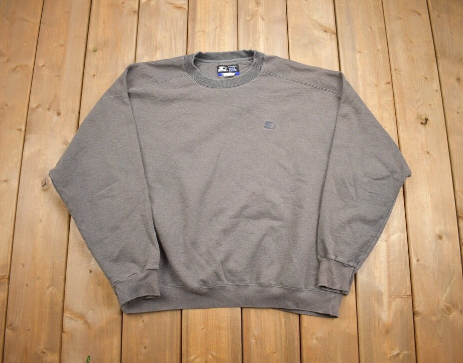 Vintage 1990s 'Starter' Grey Crewneck Sweatshirt