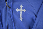 Vintage 1990s Wet Seal Cross Graphic Hoodie