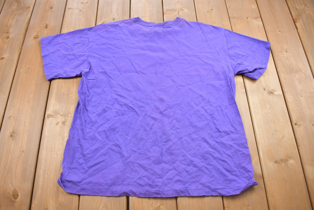 Vintage 1990s Faded "It's What's Up Front" Graphic T Shirt / Vintage T Shirt / Streetwear / Graphic Tee / Single Stitch / Made In USA