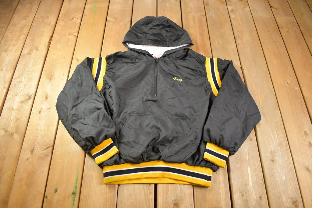 Vintage 1980s Wantagh Swimming Quarter Zip Windbreaker Jacket