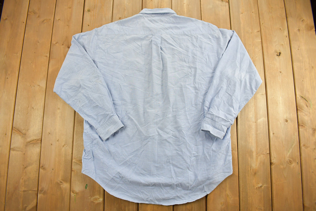 Vintage 1990s Tommy Hilfiger Blank Button Up Shirt