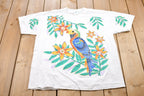 Vintage 1990s Parrot Bird Graphic T-Shirt Streetwear