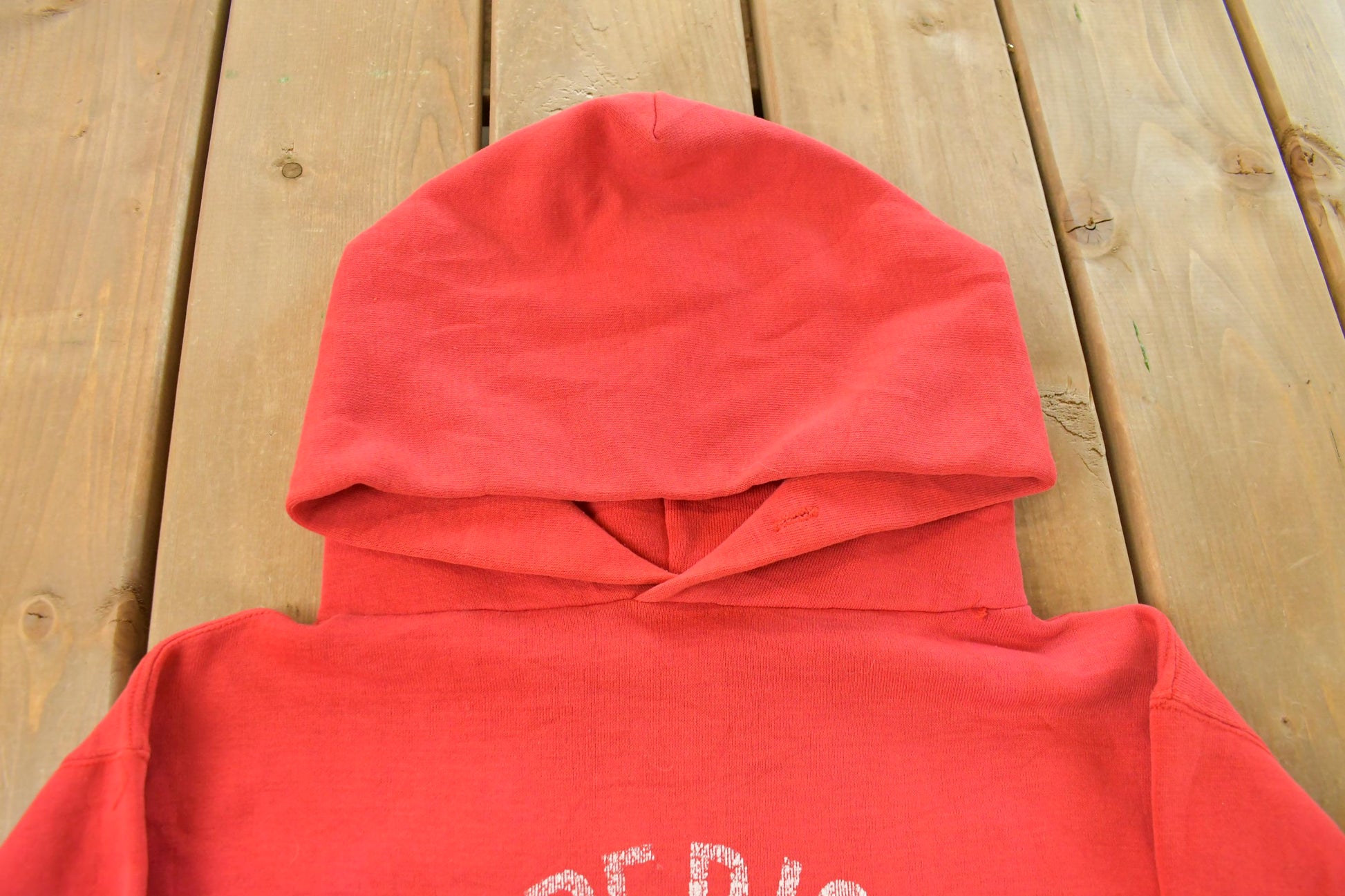 Vintage 1970s Superior Girls Track Russell Athletics Blank Hoodie Men's Small